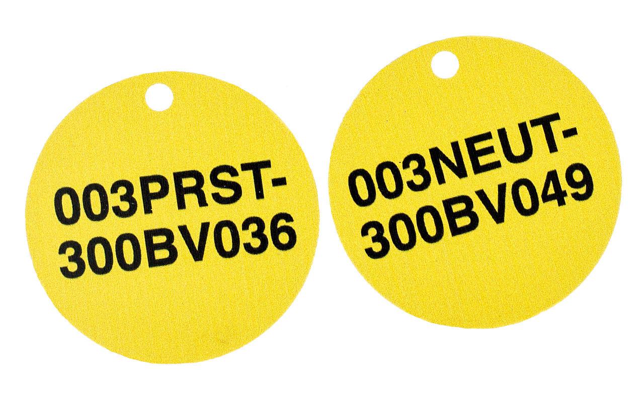 QNP is your source for custom valve tags