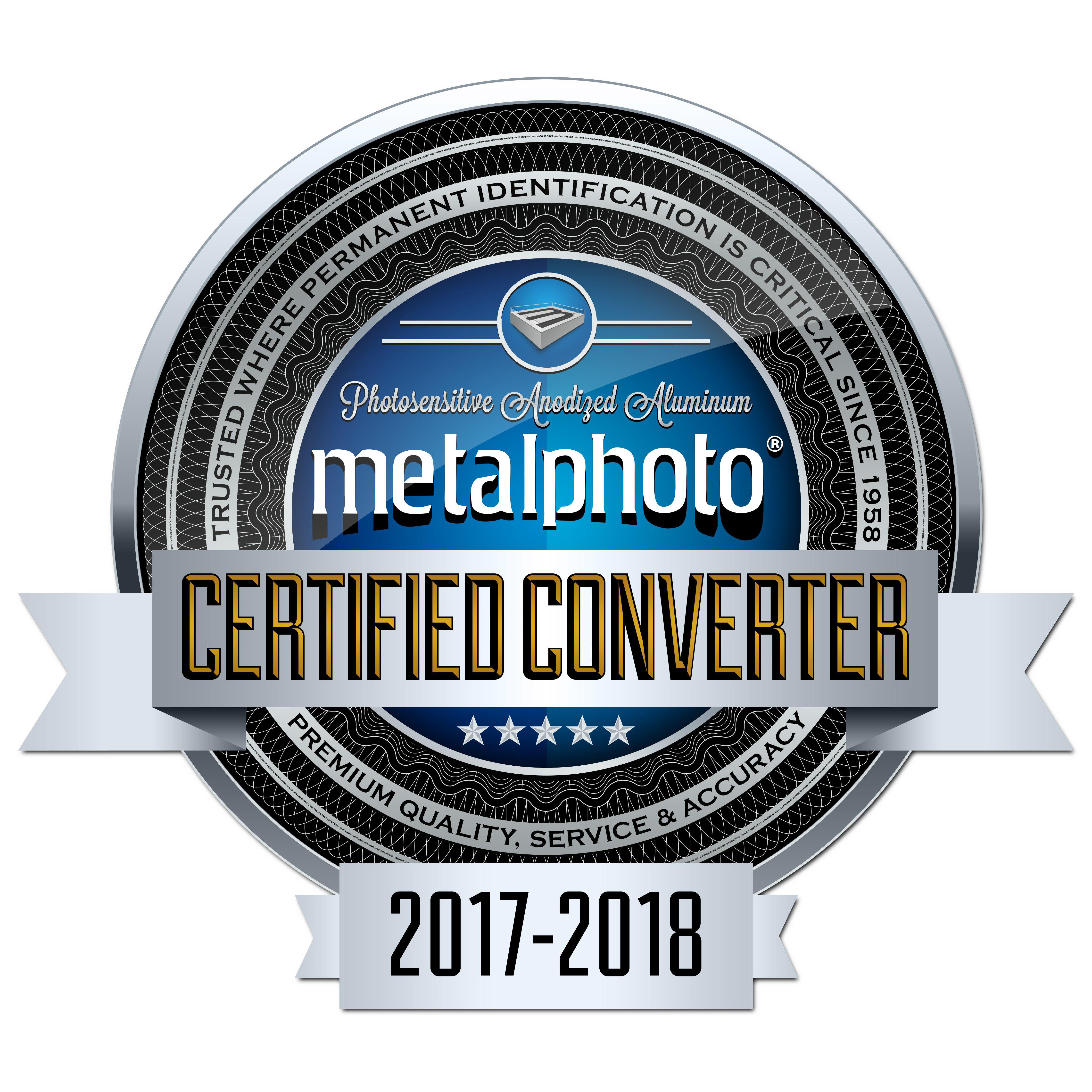 QNP is a Metalphoto Certified Converter - Boat Capacity Plates