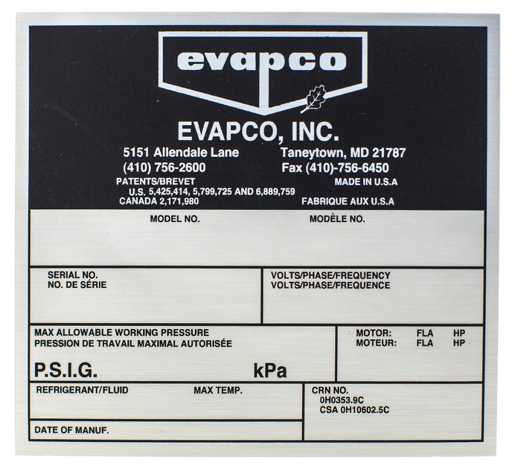 Screen Printing Nameplates, Tags, Labels Quality Name Plate