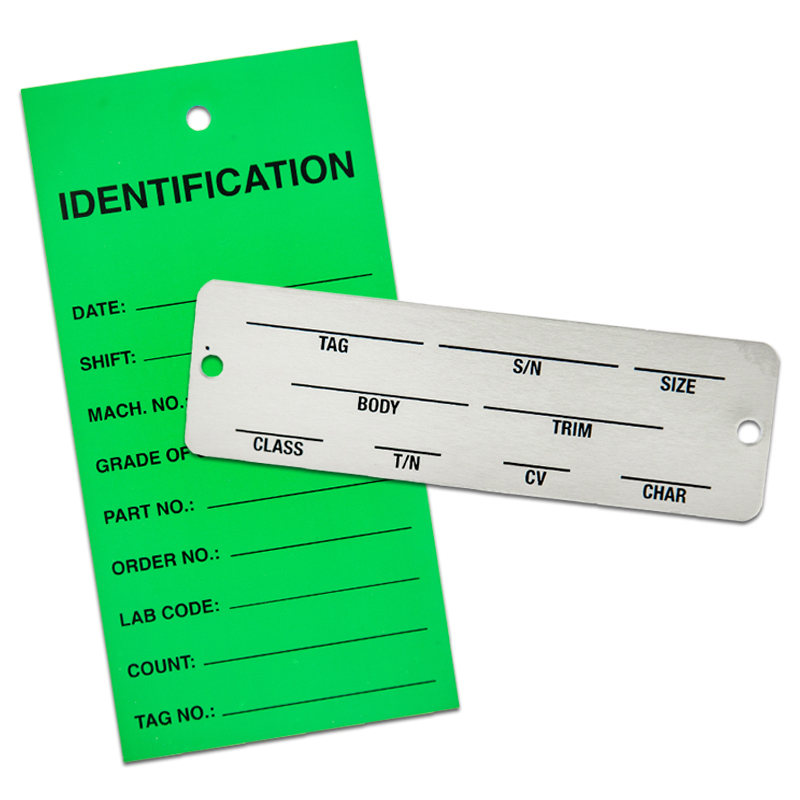 QNP has many options to produce custom identification tags.